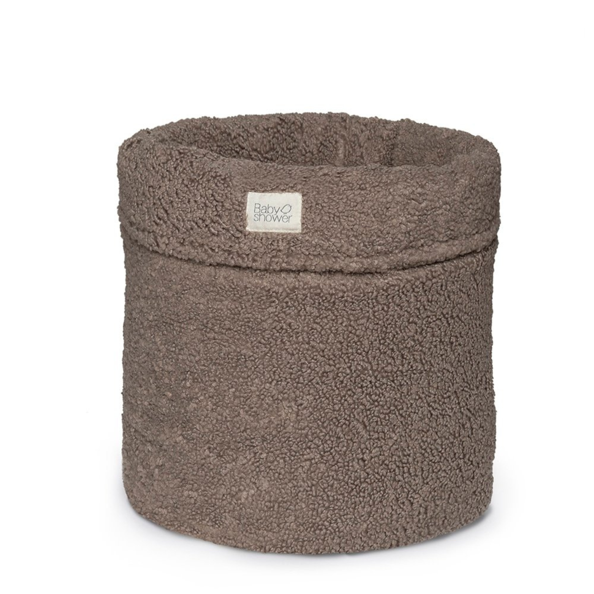 סל אחסון גדול בצבע חום