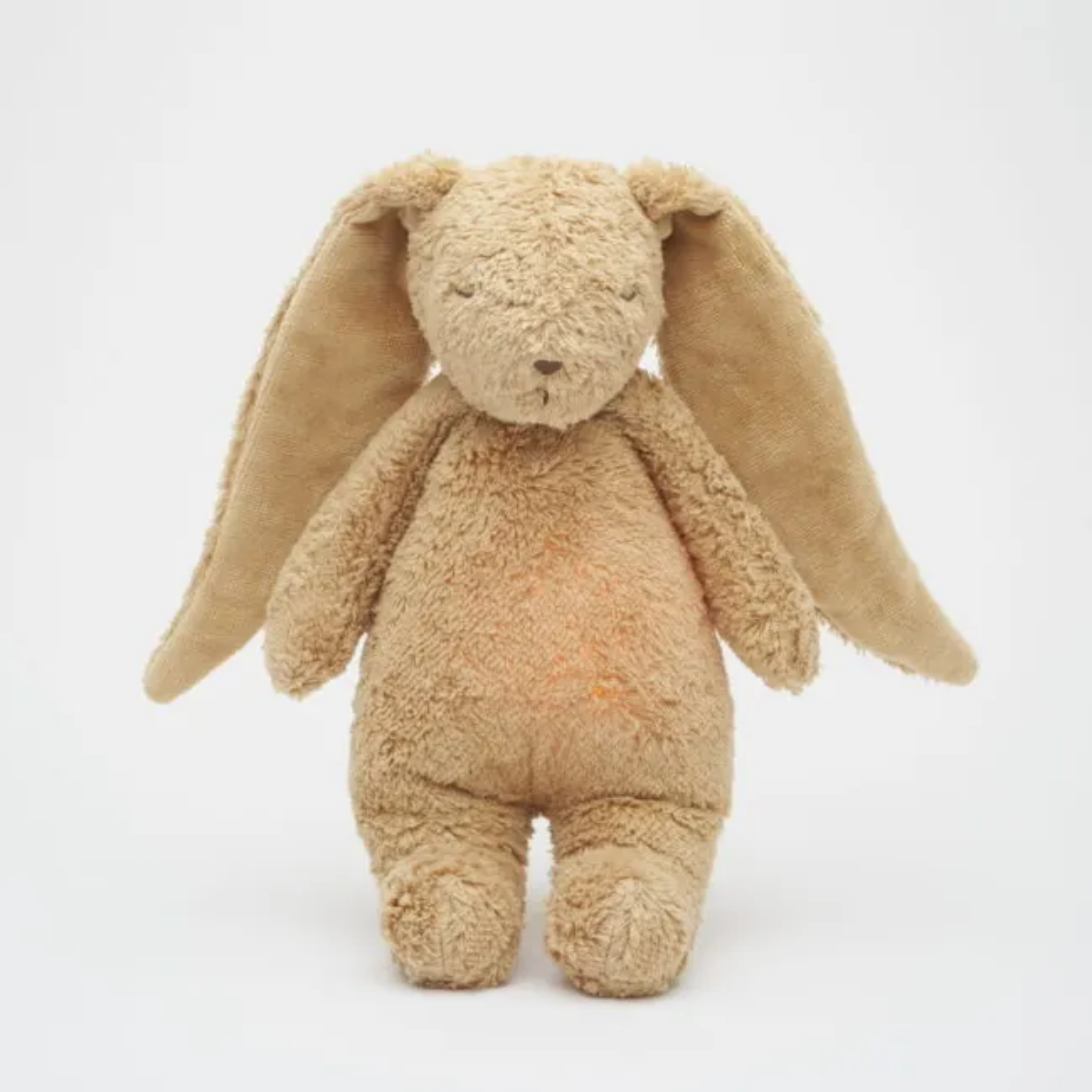 בובת moonie-ארנב לילה טוב עשוי מכותנה אורגנית- בצבע קפוצ׳ינו