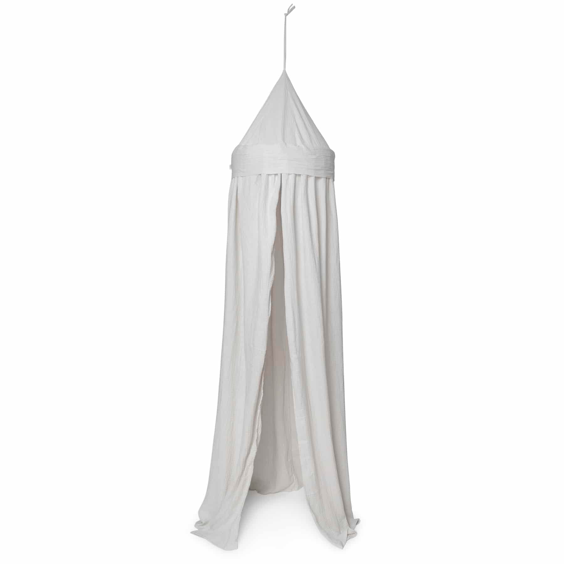 כילה גדולה מכותנה אורגנית - בצבע אפור בהיר