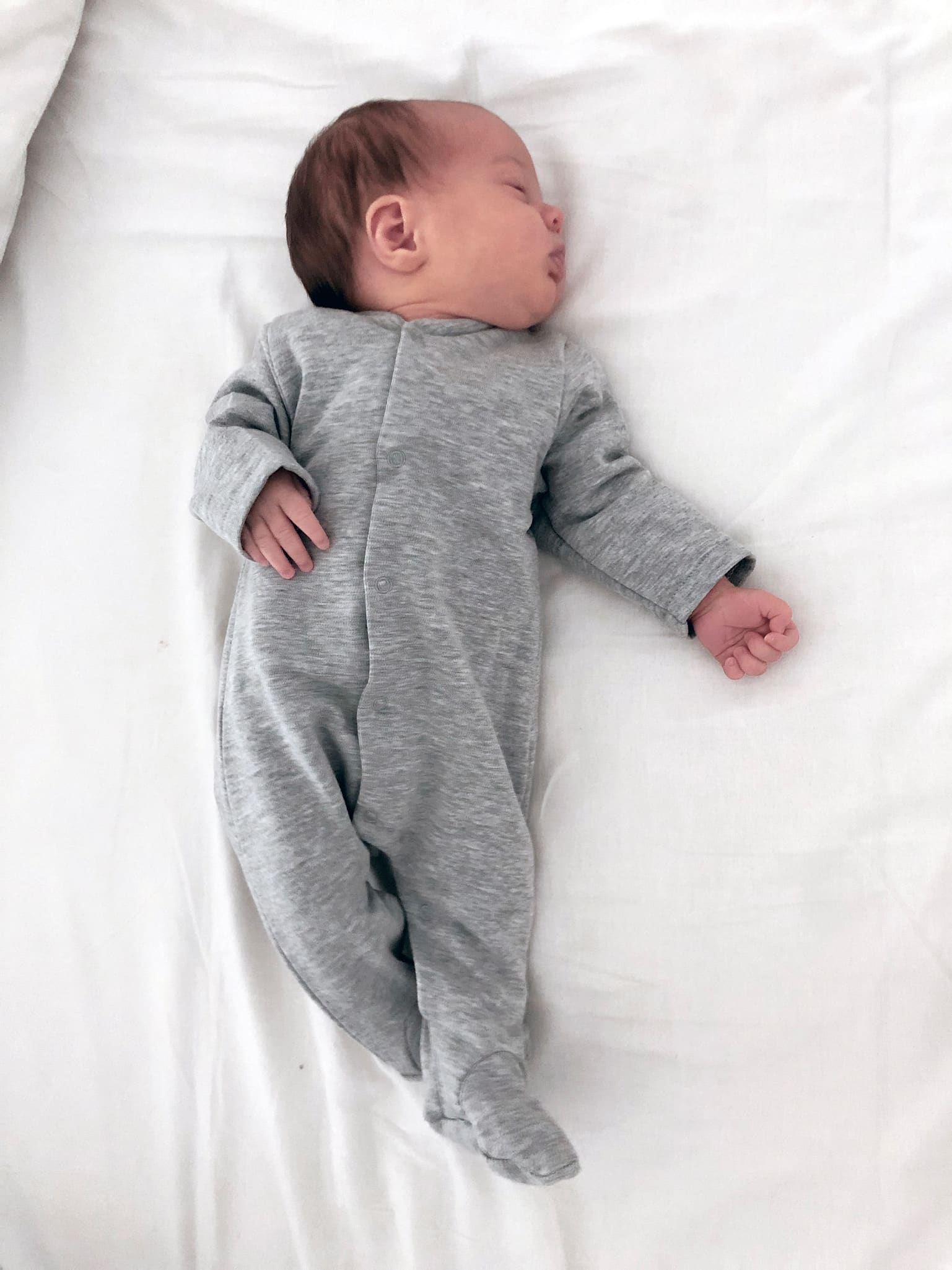 אוברול מכותנה OEKO-TEX® בצבע אפור בהיר -A Basic Brand