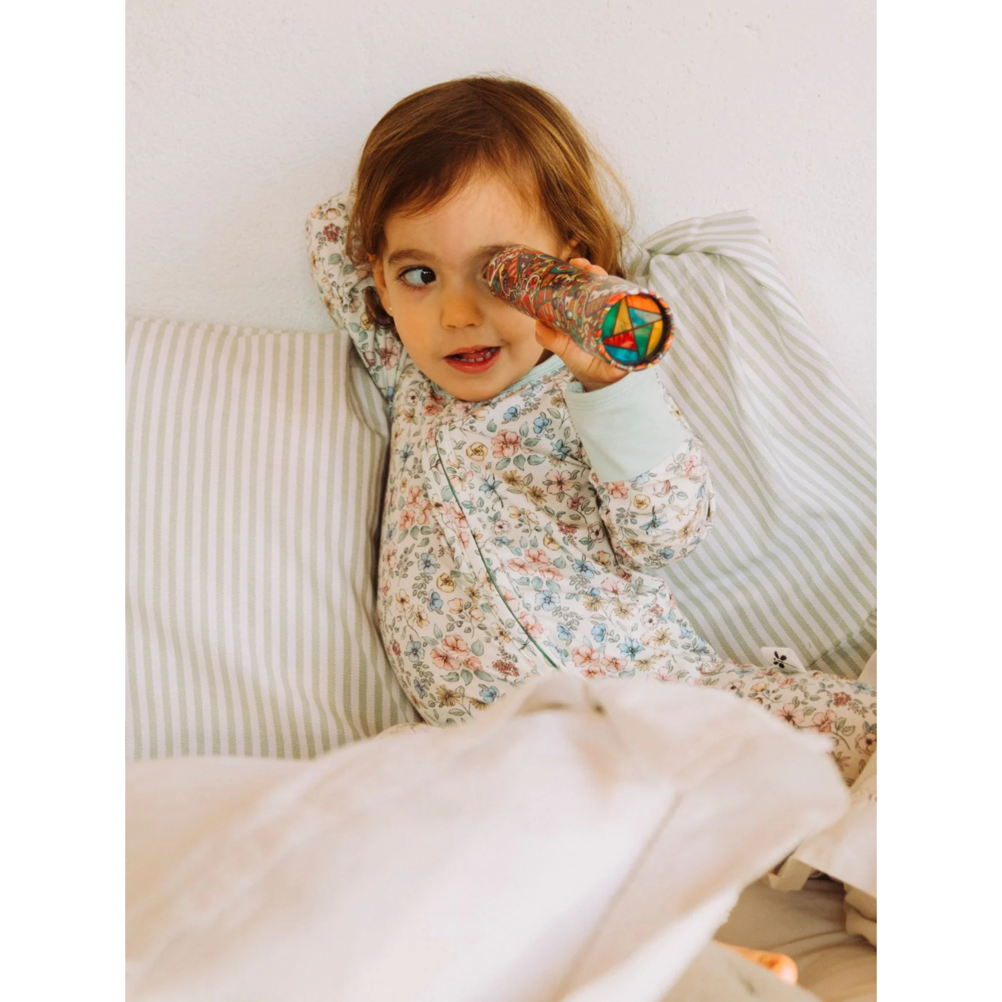 אוברול רוכסן -מעוטר בפרחים