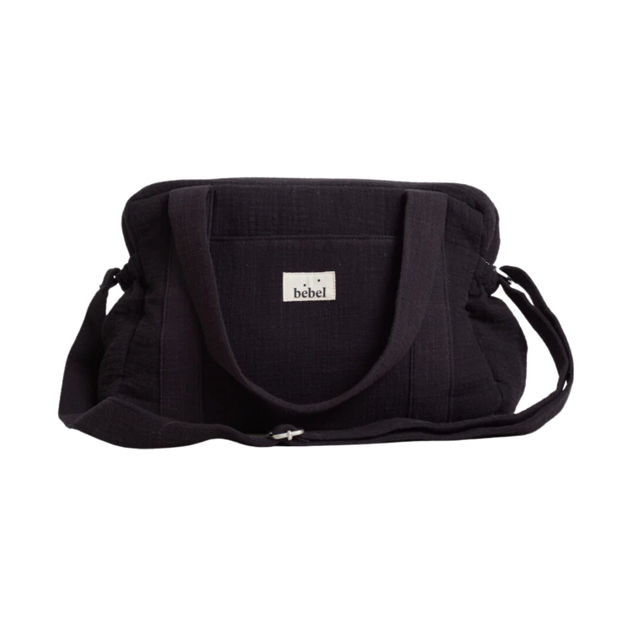 תיק החתלה "Middle" מכותנה אורגנית - בצבע שחור