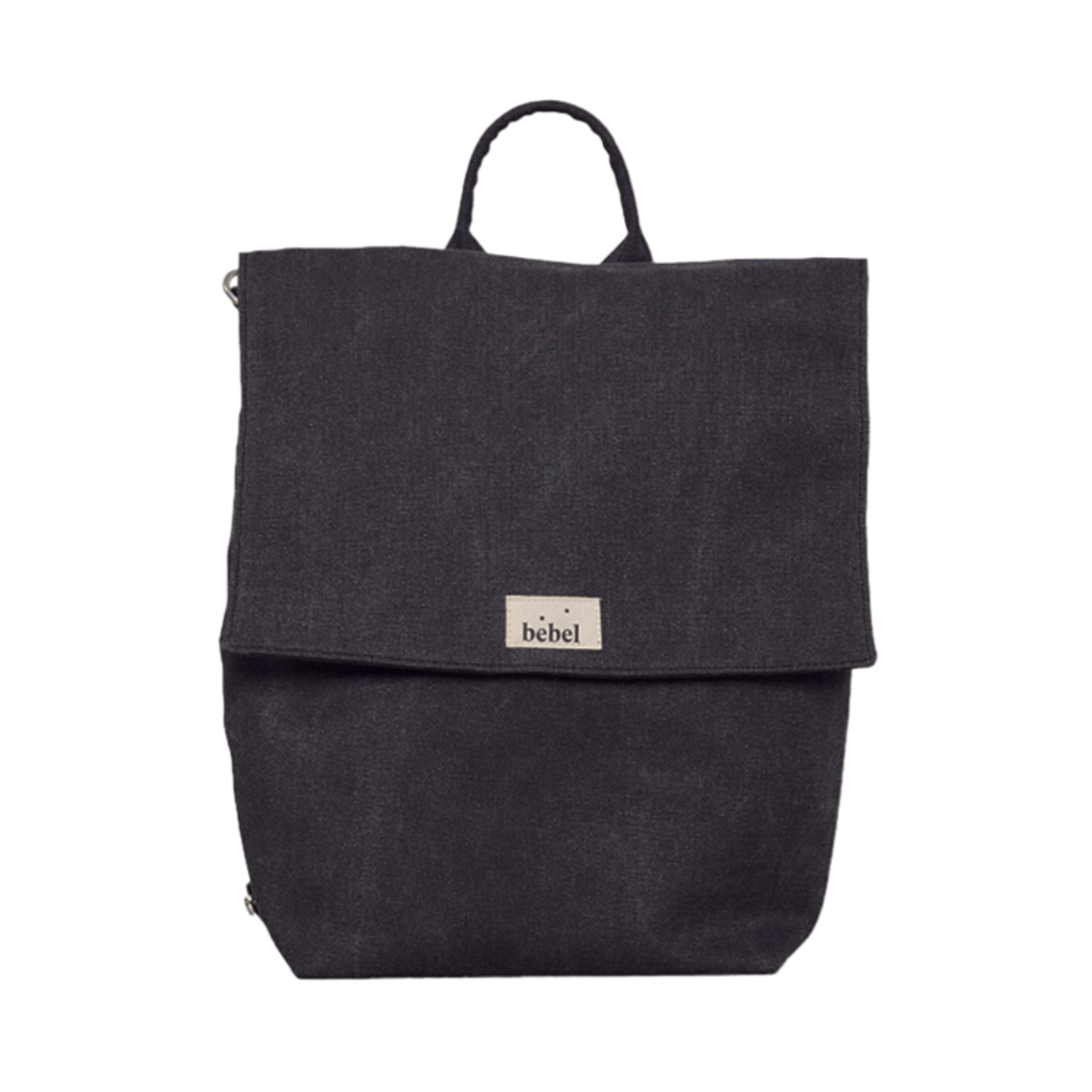 תיק גב החתלה "NOMADE Backpack" מכותנה אורגנית - בצבע שחור