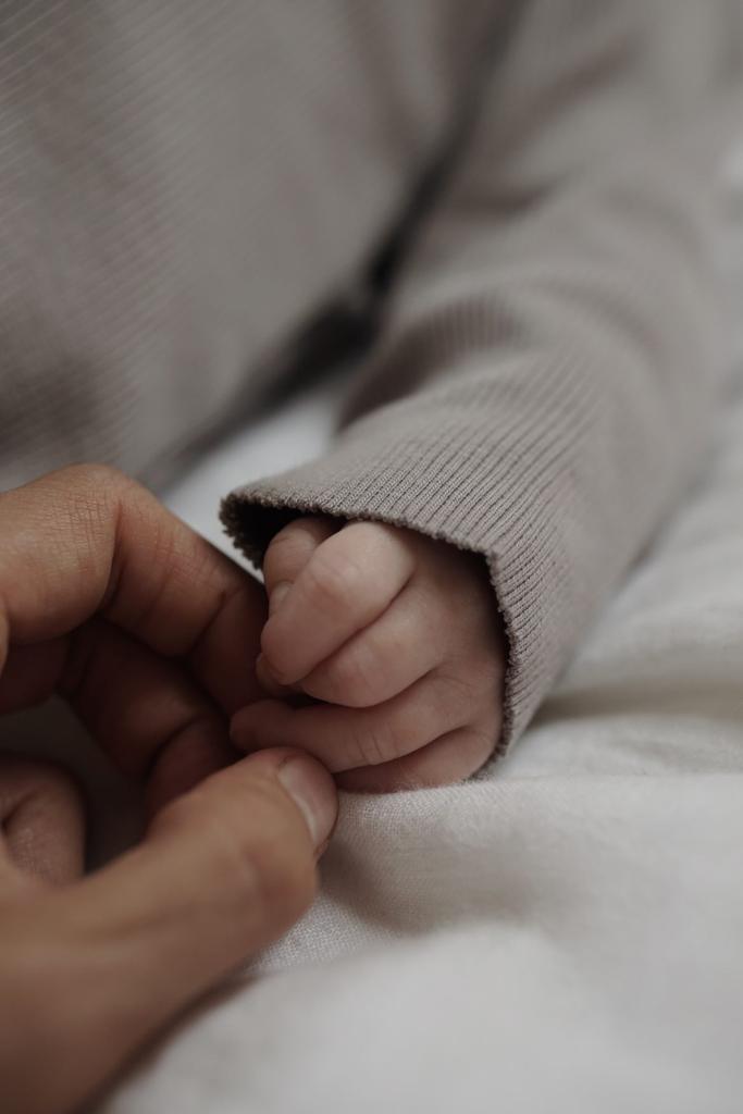 אוברול מכותנה ריב OEKO-TEX® בצבע אפור אבן -A Basic Brand