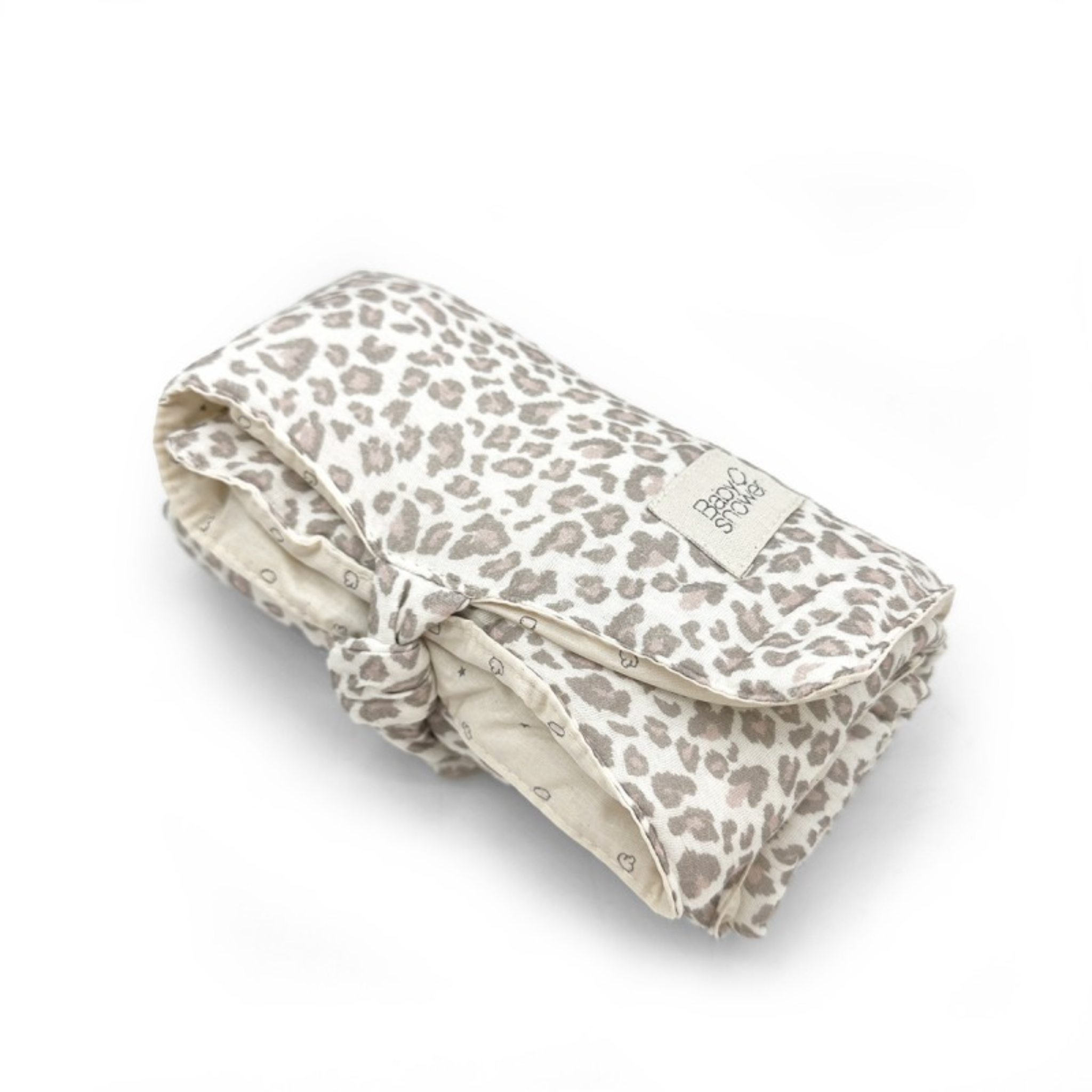 משטח החתלה נייד – מכותנה אורגנית בצבע מנומר