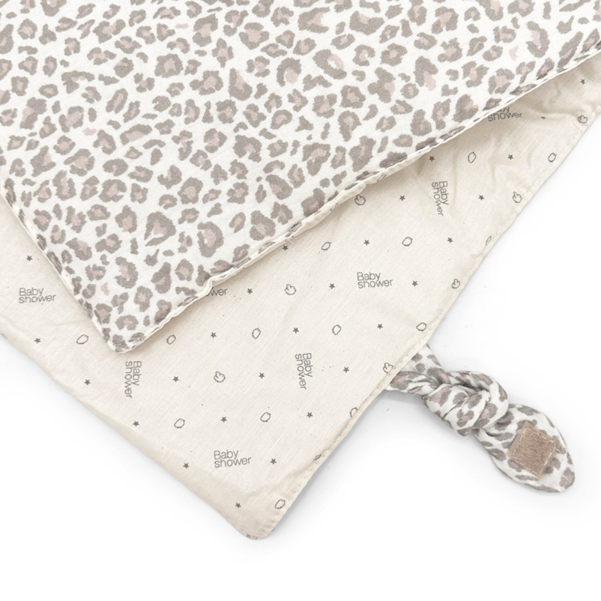 משטח החתלה נייד – מכותנה אורגנית בצבע מנומר