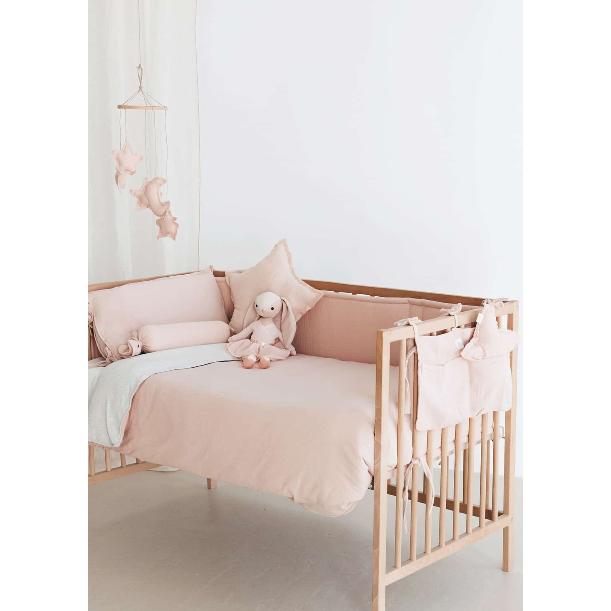 מובייל - בצורת כוכבים וירח בצבע ורוד ניוד