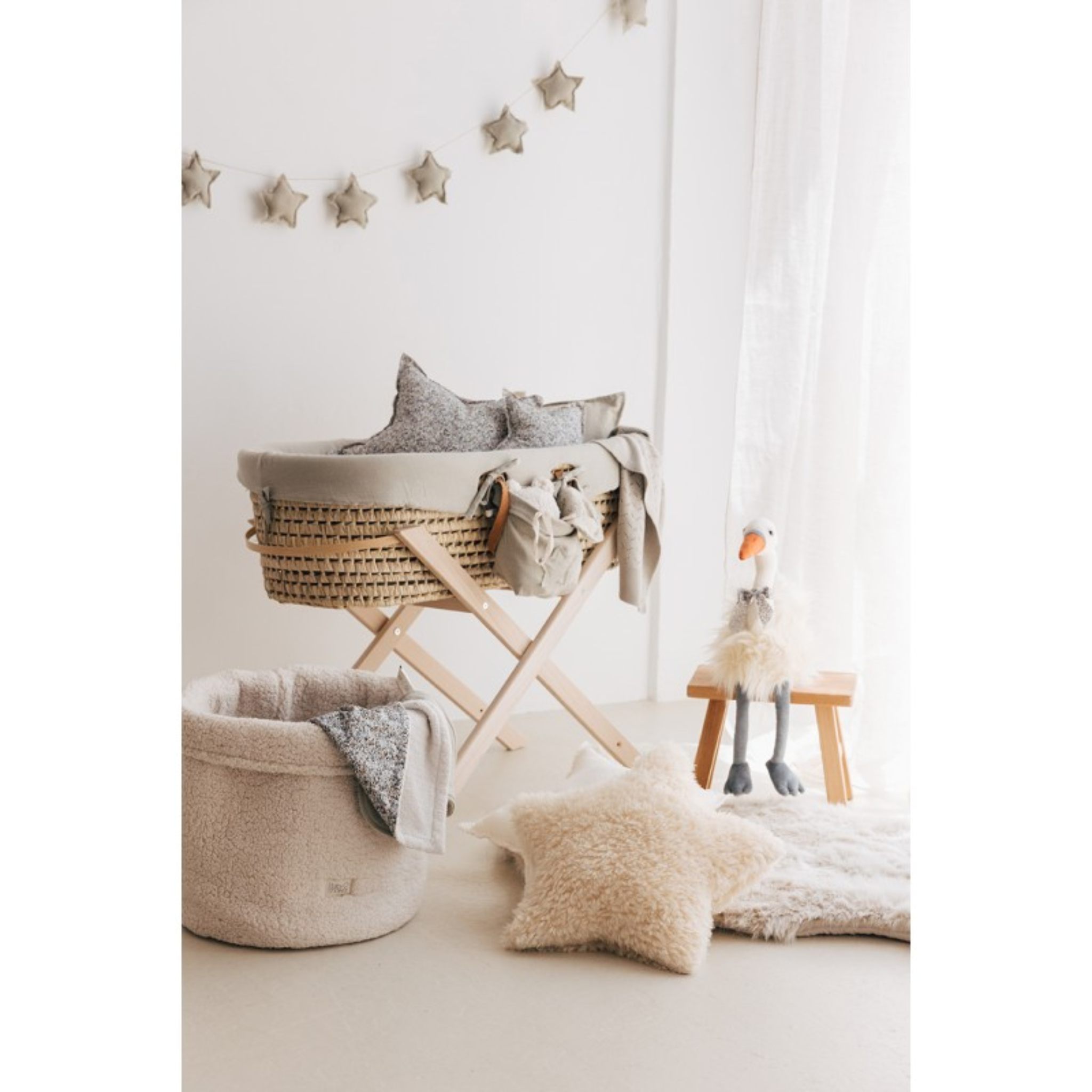 גרילנדת כוכבים - מיקס צבעים "עלי זית" ו