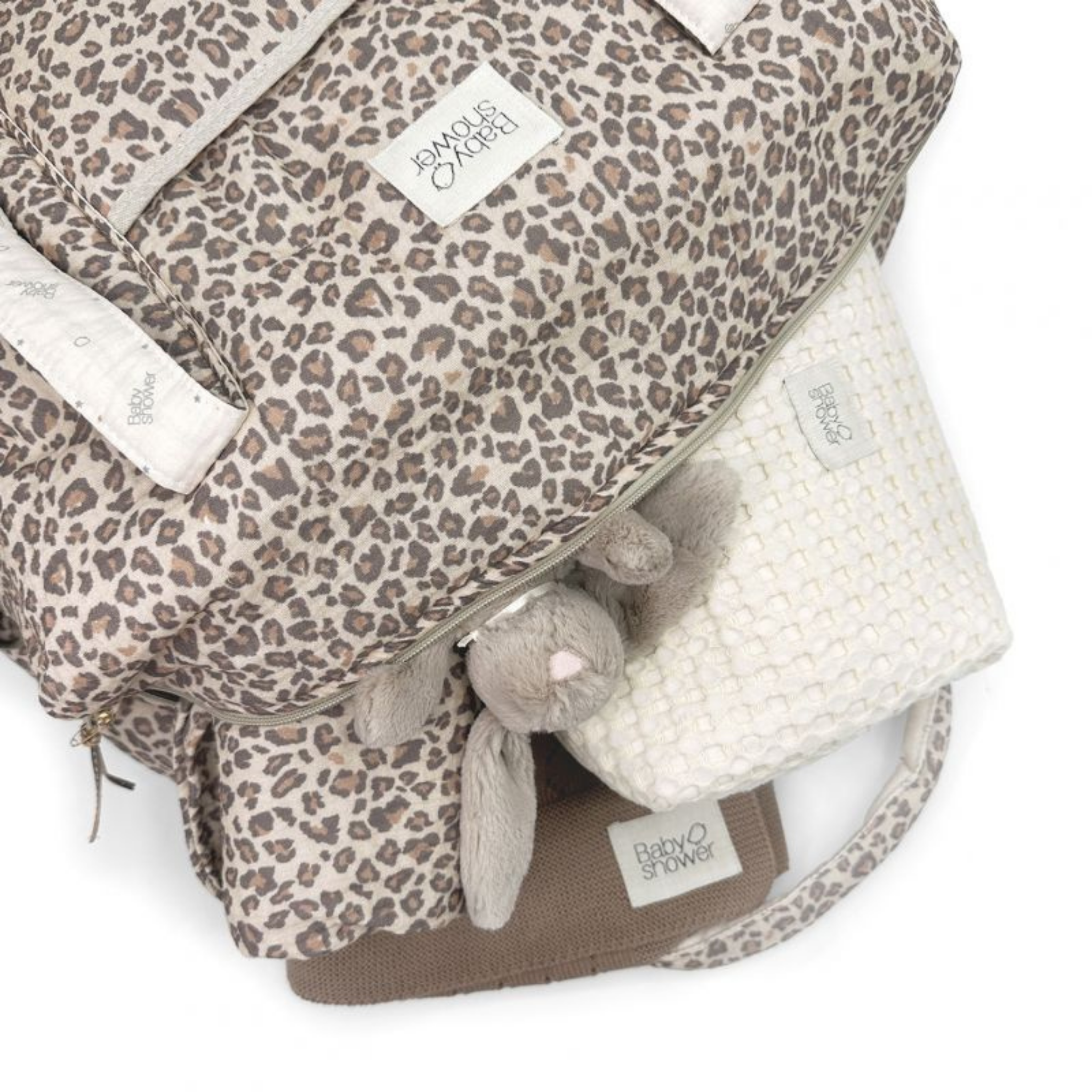 תיק החתלה ''קמילה'' מכותנה אורגנית - מנומר