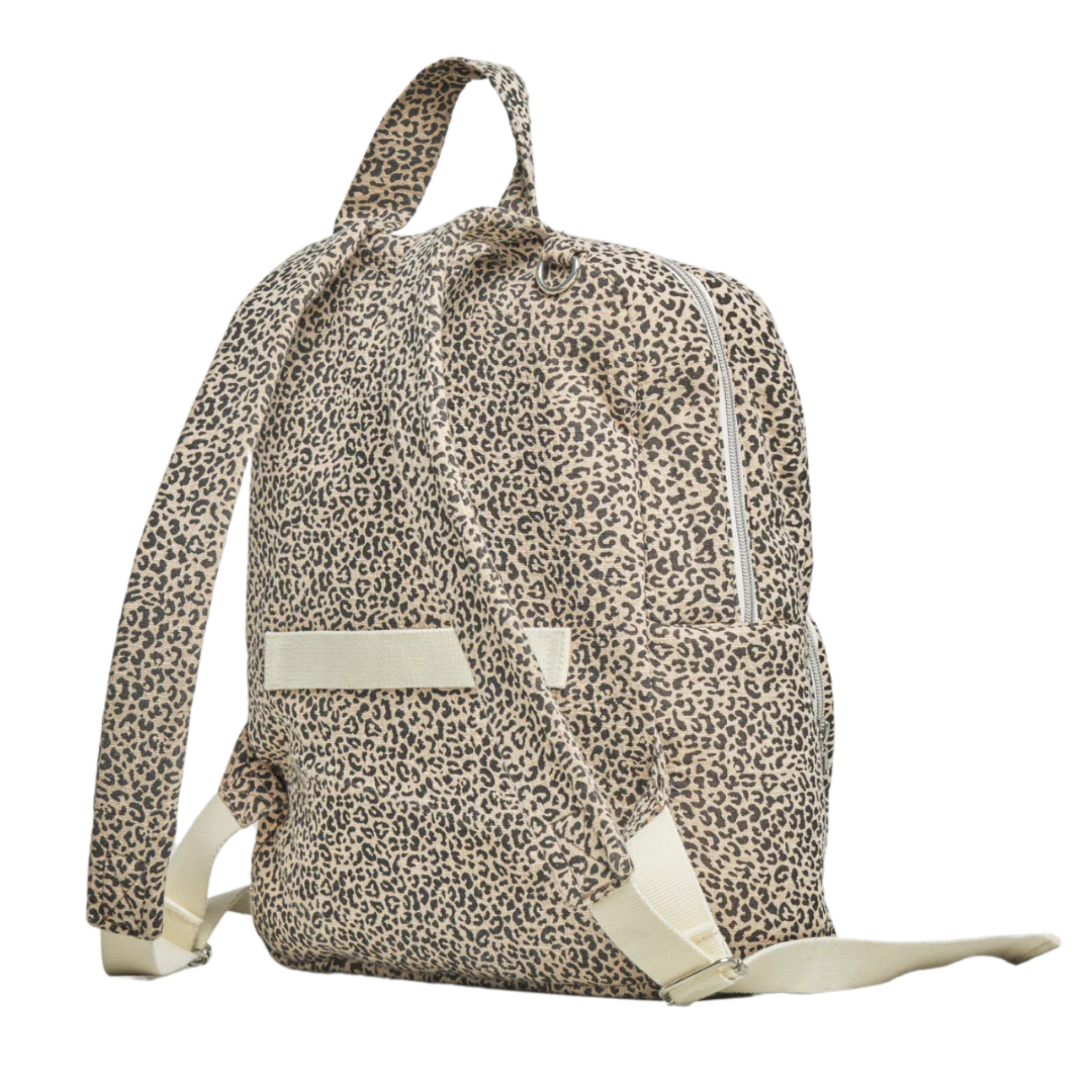 תיק גב החתלה "Leopard changing backpack" מכותנה אורגנית - מנומר