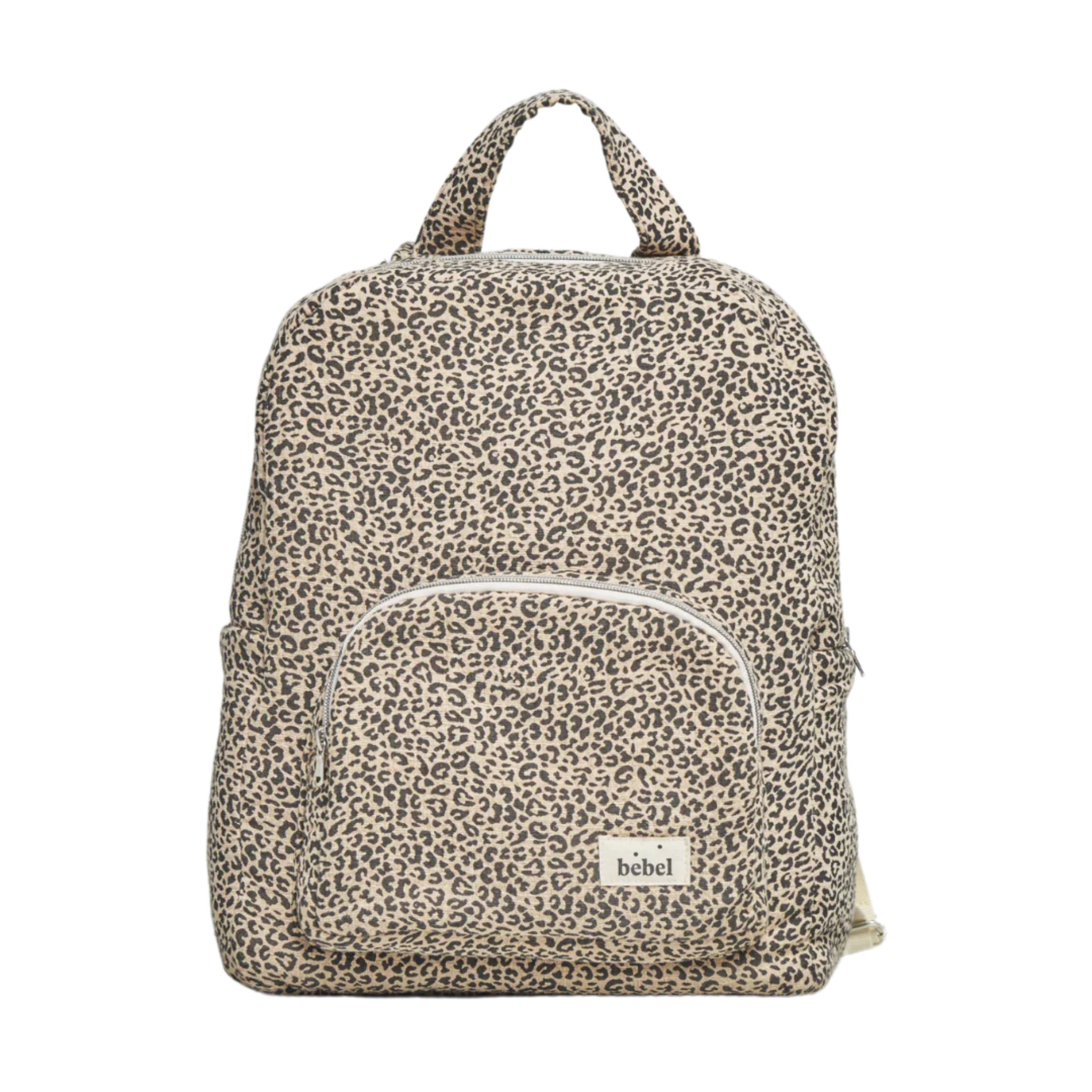 תיק גב החתלה "Leopard changing backpack" מכותנה אורגנית - מנומר
