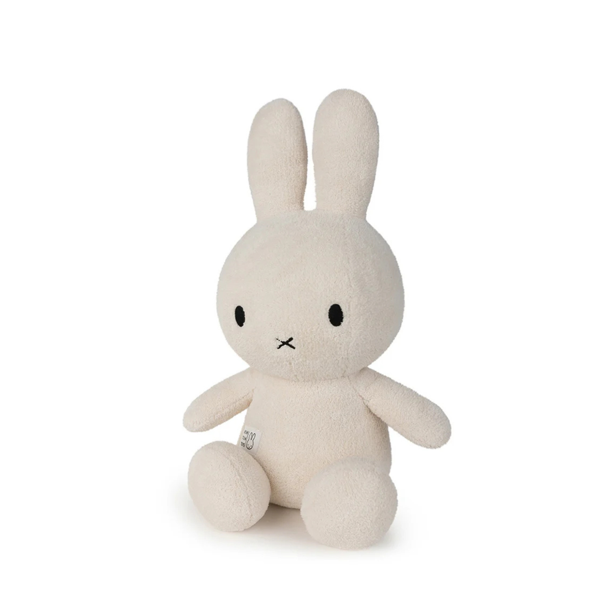 בובת Miffy גדולה – מבד קורדרוי בצבע קרם